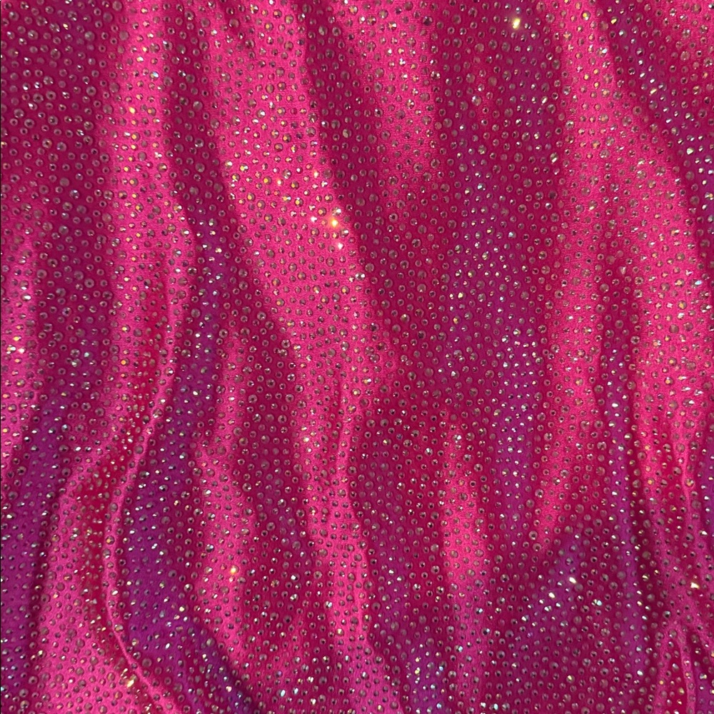 Sherri Hill Pink Glitter Dress - Picture 8 of 8